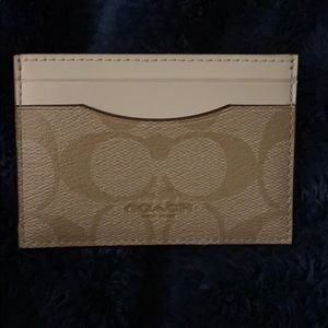 Coach credit card wallet new never used